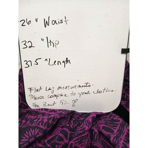 Hinano Tahiti Maxi Skirt S Magenta Tropical Western Cowgirl Boho Art Block Print - Picture 16 of 16